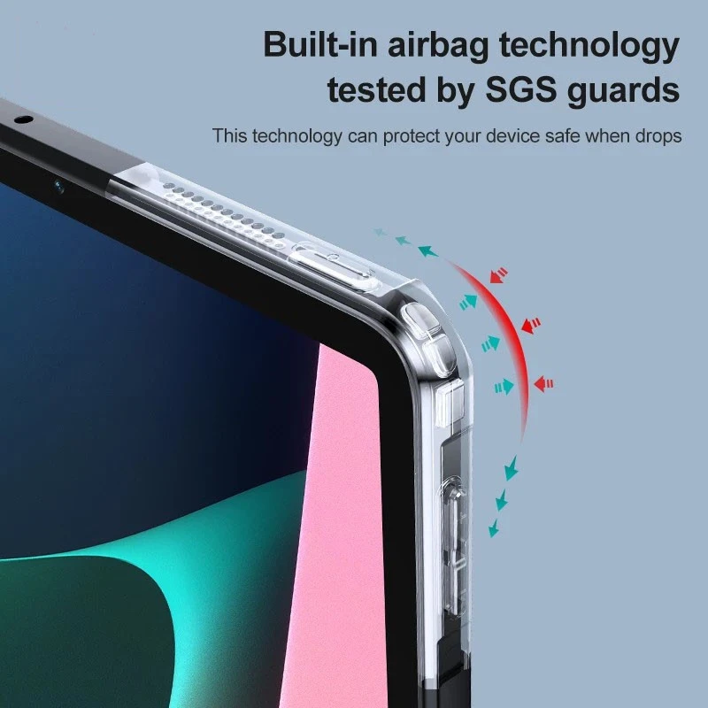 Чохол для планшета з посиленими кутами Xundd на Xiaomi Pad 5 / Pad 5 Pro (11") – Чорний. Фото 6 з 6