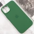 Чохол Silicone Case з металевими кнопками на Apple iPhone 12 Pro Max (6.7") – Зелений / Clover. Фото 8 з 9