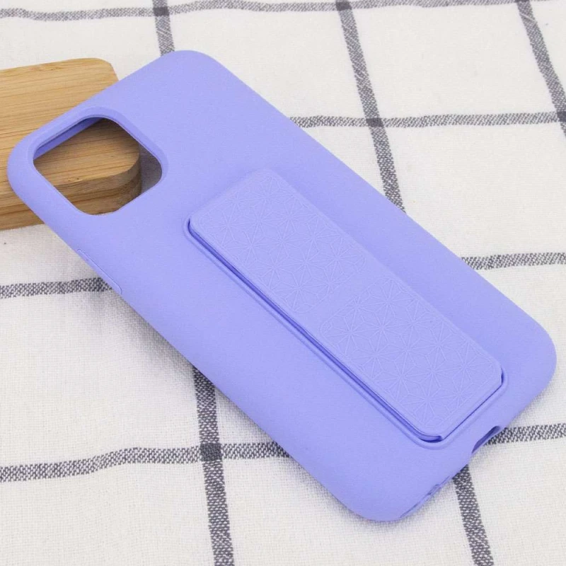 Чохол Silicone Case з тримачем на Apple iPhone 11 Pro (5.8") – Бузковий / Dasheen. Фото 5 з 5