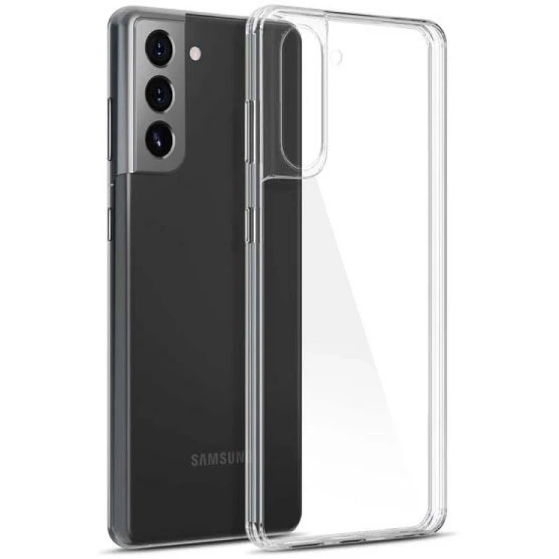 Ультратонкий силіконовий чохол 1мм на Samsung Galaxy S21 FE – Безбарвний (прозорий). Фото 5 з 5