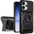 Ударостійкий чохол Camshield StandRing case для Oppo A5 Pro 4G – Black. Фото 1 з 2