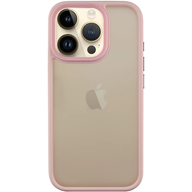 TPU+PC с металлическими кнопками для Apple iPhone 16 Pro Max – Розовый. Фото 2 из 13