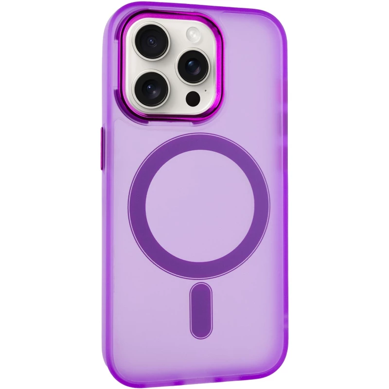 Кольоровий TPU+PC з MagSafe на Apple iPhone 13 Pro Max (6.7") – Purple. Фото 3 з 11