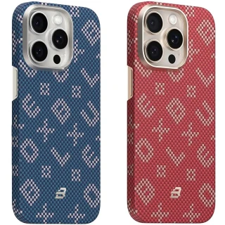TPU+PC чохол Blueo Gilded Tactile Woven with MagSafe для Apple iPhone 15 Pro (6.1") фото 1 з 1