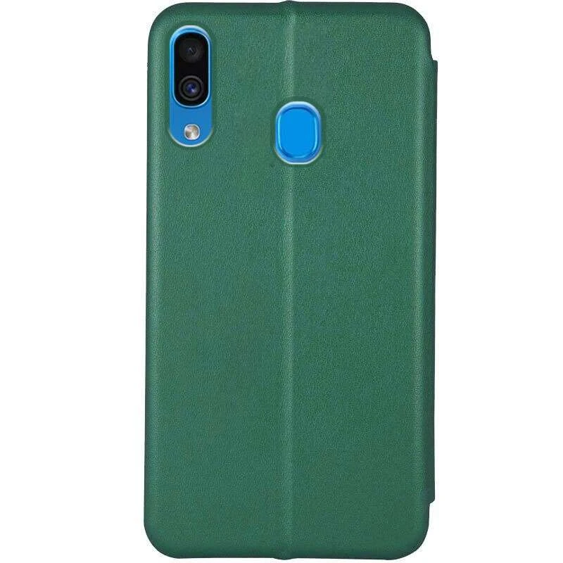 Чохол-книжка класичний на Samsung Galaxy A20 / A30 – Зелений. Фото 2 з 3