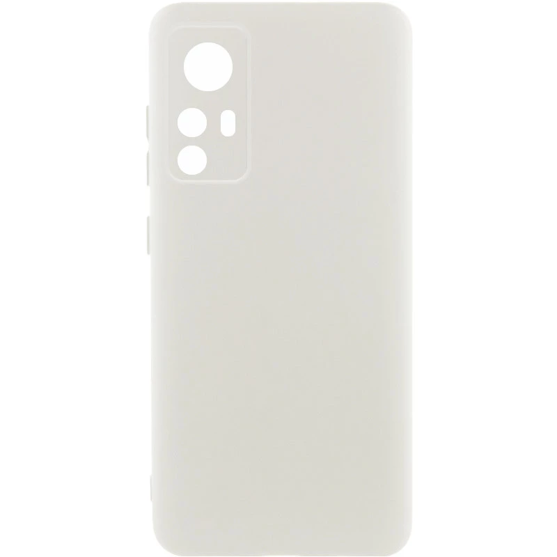 Чохол Silicone Case Lakshmi Plus з закритою камерою на Xiaomi Redmi Note 12S – Білий / White. Фото 1 з 1