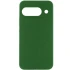Чохол Silicone Cover Lakshmi Full Camera (AA) with Magnetic Fit для Google Pixel 9 – Зелений / Dark green. Фото 1 з 5