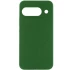 Силіконовий чохол Lakshmi MagFit з захистом камери для Google Pixel 9 – Зелений / Dark green. Фото 1 з 5