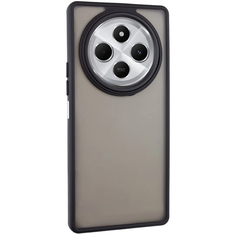 Чохол TPU+PC Lyon Frosted на Xiaomi Redmi 14C / Poco C75 – Black. Фото 1 з 5