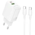 СЗУ Borofone BN29 Fuente PD30W+QC3.0 (1USB-A/1C) + кабель Type-C to Type-C фото 1 из 1