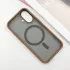 TPU+PC чехол Metal Buttons with Magnetic Fit для Apple iPhone 16 – Золотой / Gold. Фото 3 из 5