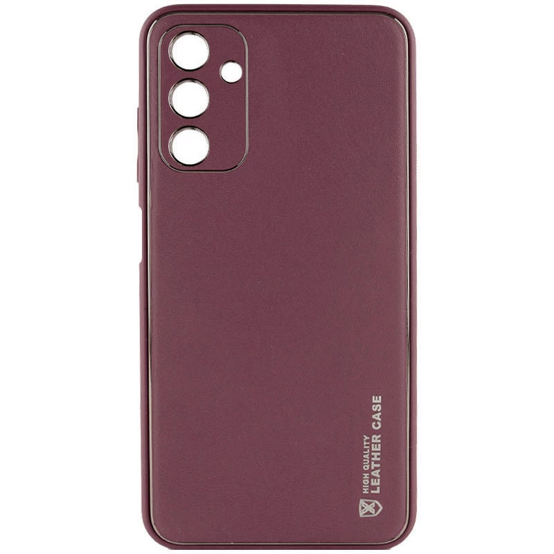 

Кожаный чехол Xshield для Samsung Galaxy A05s (Бордовый / Plum Red), Бордовий / plum red