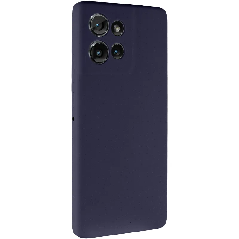 Чехол Silicone Cover Ummi Lakshmi Full Camera (AA) для Motorola Edge 50 Neo – Синий / Midnight blue. Фото 1 из 7