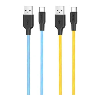 Дата кабель Hoco X21 Plus Silicone Type-C Cable (1m) фото 1 з 3
