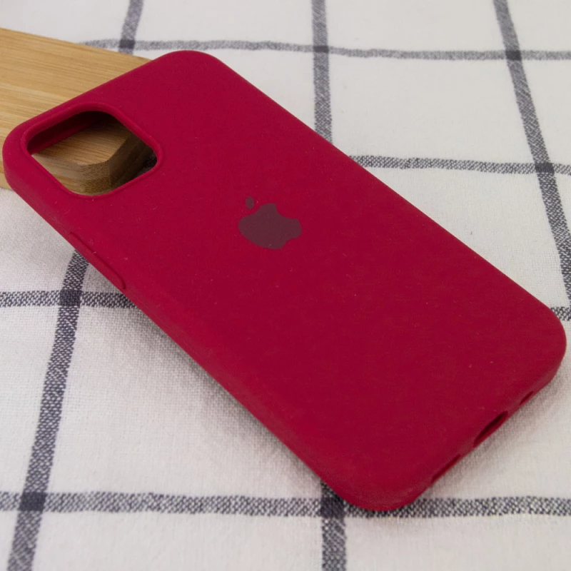 Чохол Silicone Case з закритим низом на Apple iPhone 15 Plus (6.7") – Червоний / Rose Red. Фото 2 з 3