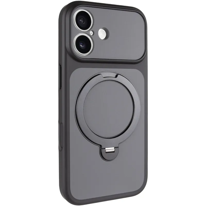 Чехол Ummi Full Camera with Magnetic Fit HQ Ring для Apple iPhone 16 – Black. Фото 2 из 10