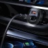 АЗУ Acefast B3 66W(USB-C+USB-C+USB-A) three-port metal car charger – Black. Фото 4 из 5