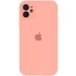 Чехол Silicone Case с защитой камеры для Apple iPhone 12 (6.1") – Персиковый / Peach. Фото 1 из 1