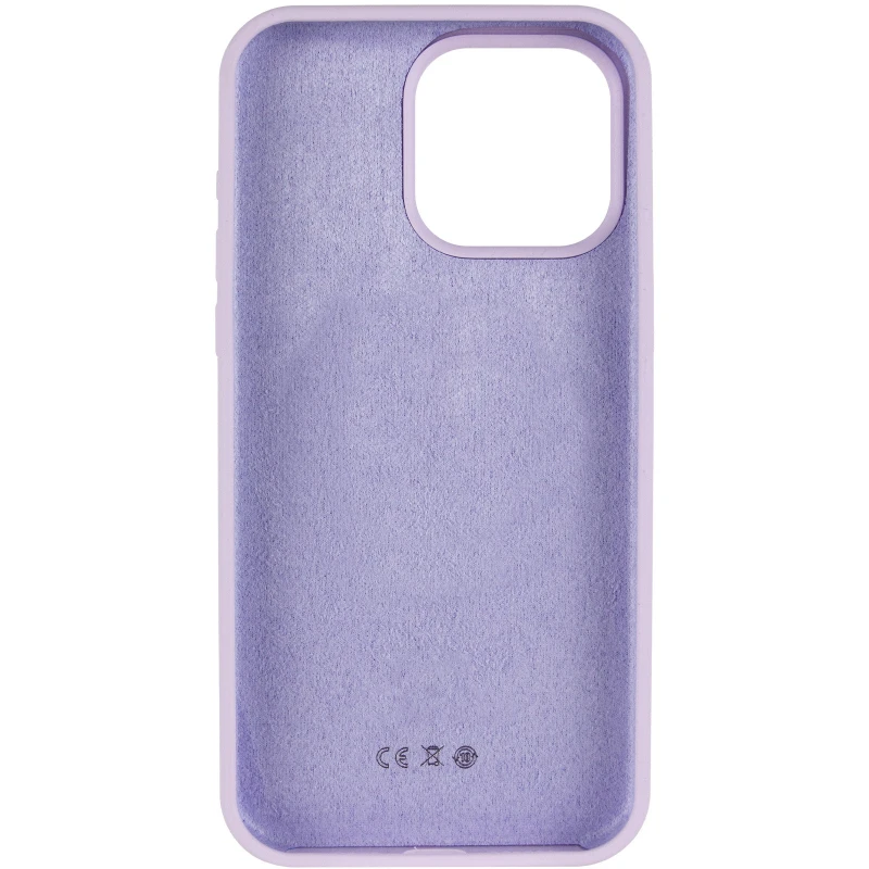 Чохол з закритим низом Silicone Case на Apple iPhone 14 Pro (6.1") – Бузковий / Lilac. Фото 6 з 12
