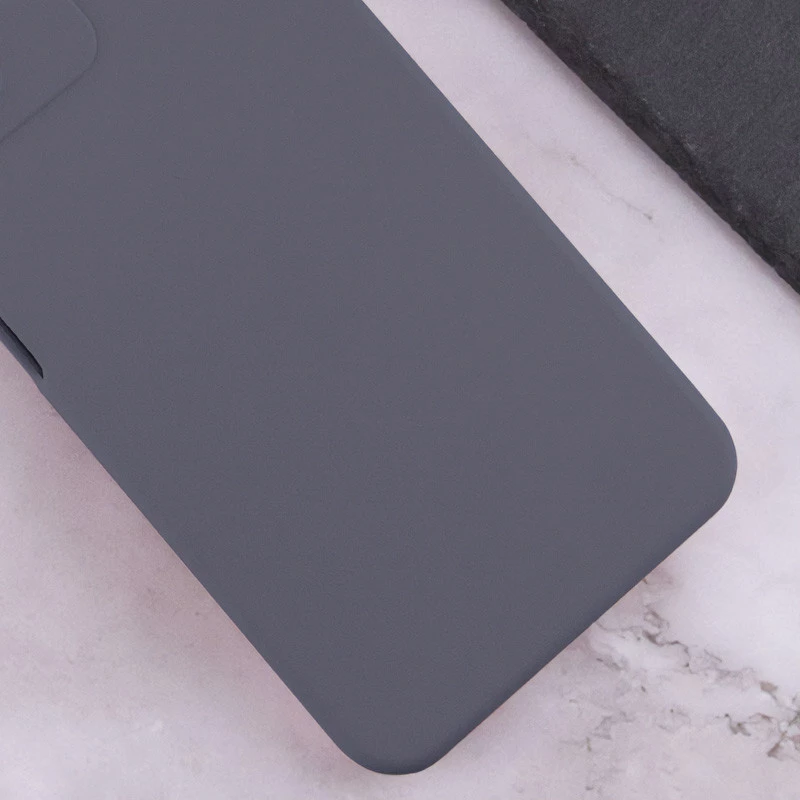 Чохол Silicone Case Lakshmi Premium з закритою камерою на Xiaomi Redmi 13 4G – Сірий / Dark Gray. Фото 2 з 2