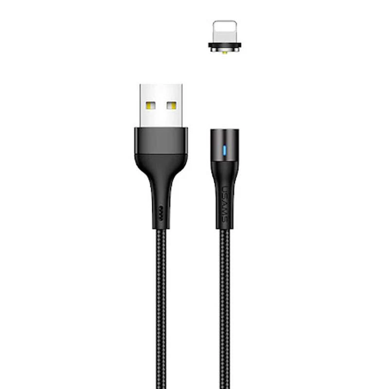 

Дата кабель USAMS US-SJ336 U29 Magnetic USB to Lightning (2m) (Чорний)