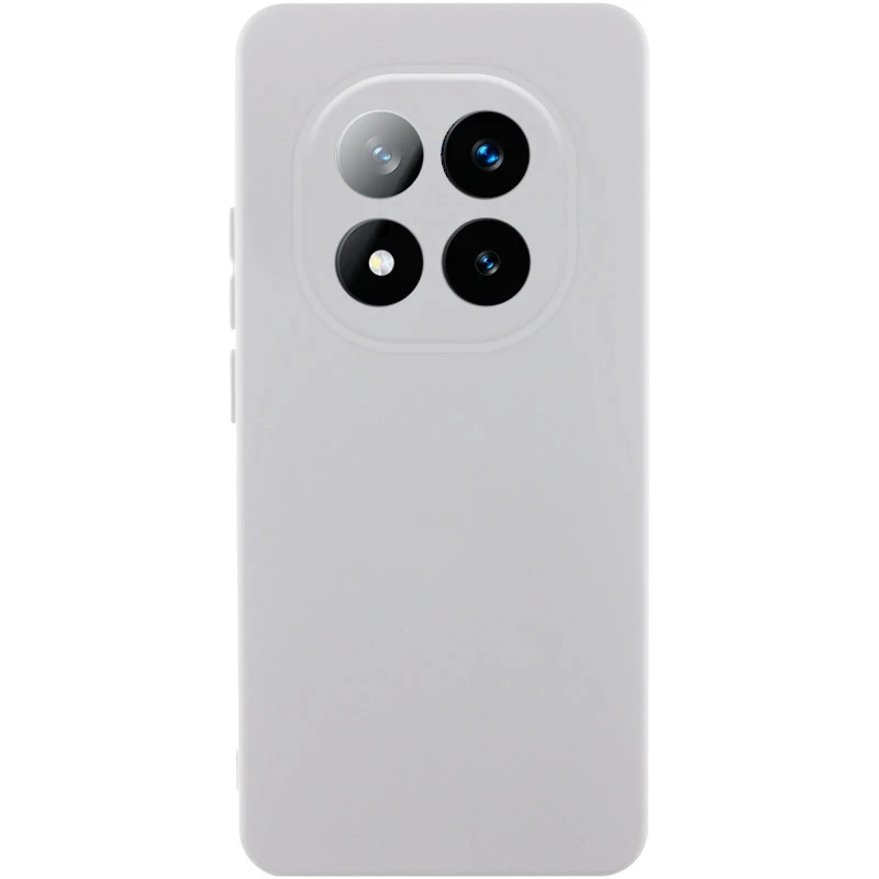 Чехол Silicone Case Lakshmi Premium з закритою камерою на Xiaomi Redmi Note 15 4G/5G (EU) – Белый / White. Фото 1 из 1