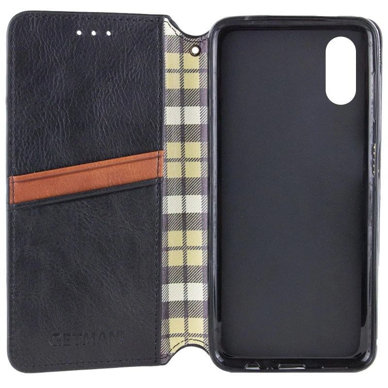 Чохол книжка GETMAN кубик для Apple iPhone XS (5.8") – Чорний. Фото 3 з 3