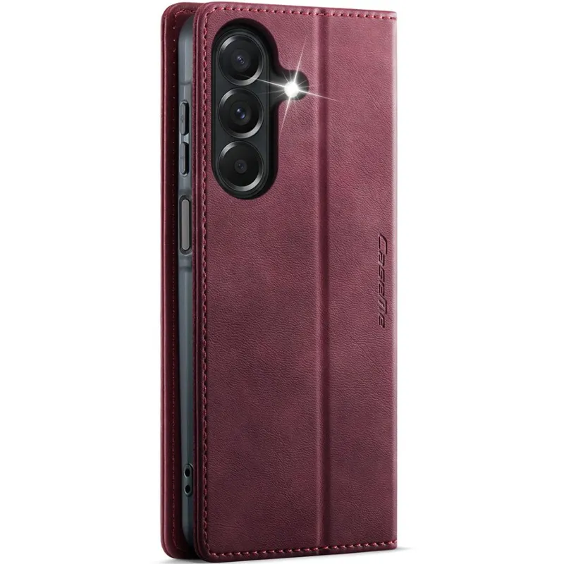 Шкіряний чохол-книжка CaseMe Velvet Matte для Samsung Galaxy A27 – Red. Фото 2 з 5