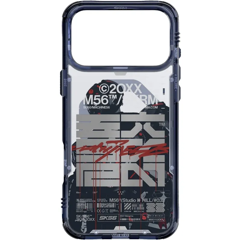 PC чехол Skinarma SKRM X M56 with MagCharge для Apple iPhone 17 Pro Max (6.9") – Blue. Фото 4 из 5