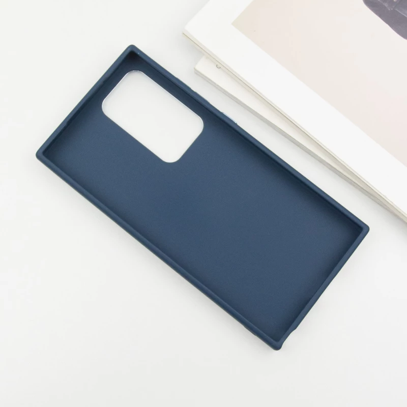 TPU чехол Bonbon с металлическими кнопками та MagSafe на Samsung Galaxy S24 Ultra – Синий / Cosmos Blue. Фото 8 из 11