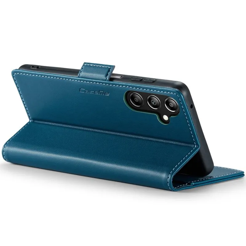 Шкіряний чохол-книжка CaseMe Nappa leather для Samsung Galaxy A37 5G – Blue. Фото 6 з 6