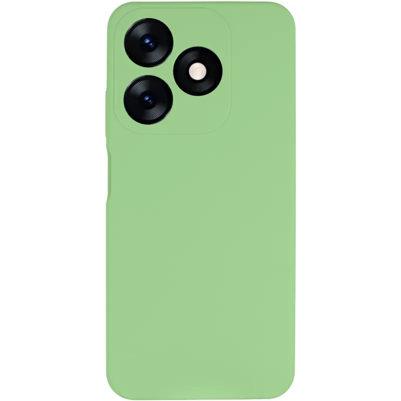 Чохол Silicone Case Lakshmi Premium із закритою камерою для TECNO Spark 10 – М'ятний / Mint. Фото 3 з 8