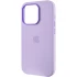 Чехол Silicone Case с металлическими кнопками для Apple iPhone 14 Pro Max (6.7") – Сиреневый / Lilac. Фото 4 из 9