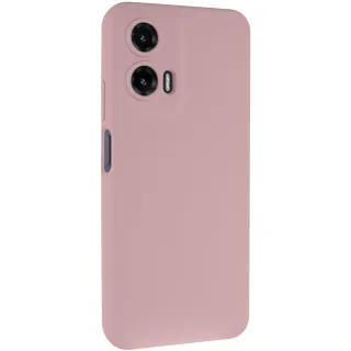 Чехол Silicone Case Lakshmi Premium з закритою камерою на Motorola Moto G35 — Розовый / Pink Sand