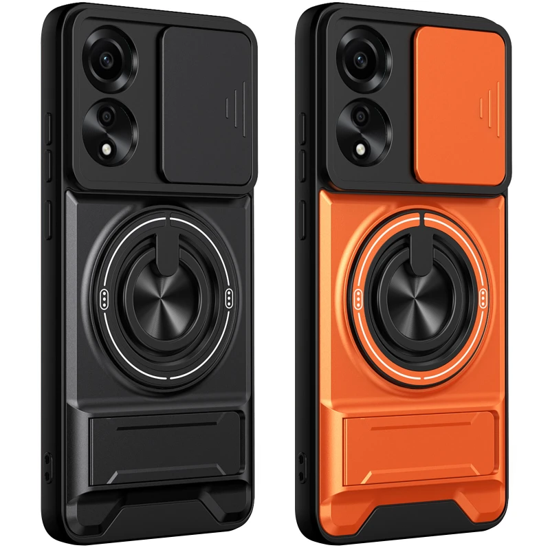 Ударостійкий чохол Camshield StandRing case для Oppo A18 фото 1 з 1