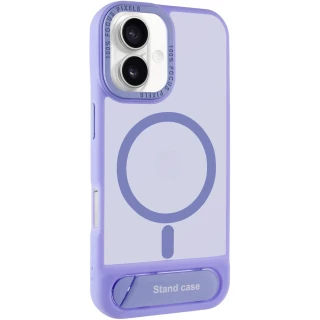 TPU+PC чохол Stand case для Apple iPhone 16 — Light blue