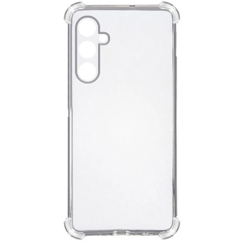 Ультратонкий силіконовий чохол GETMAN з критими бортами та камерою для Samsung Galaxy A56 5G – Безбарвний (прозорий). Фото 6 з 6