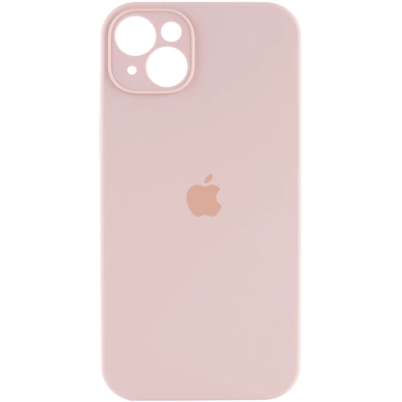 Чехол Silicone Case с защитой камеры для Apple iPhone 14 (6.1") – Розовый / Pink Sand. Фото 2 из 8