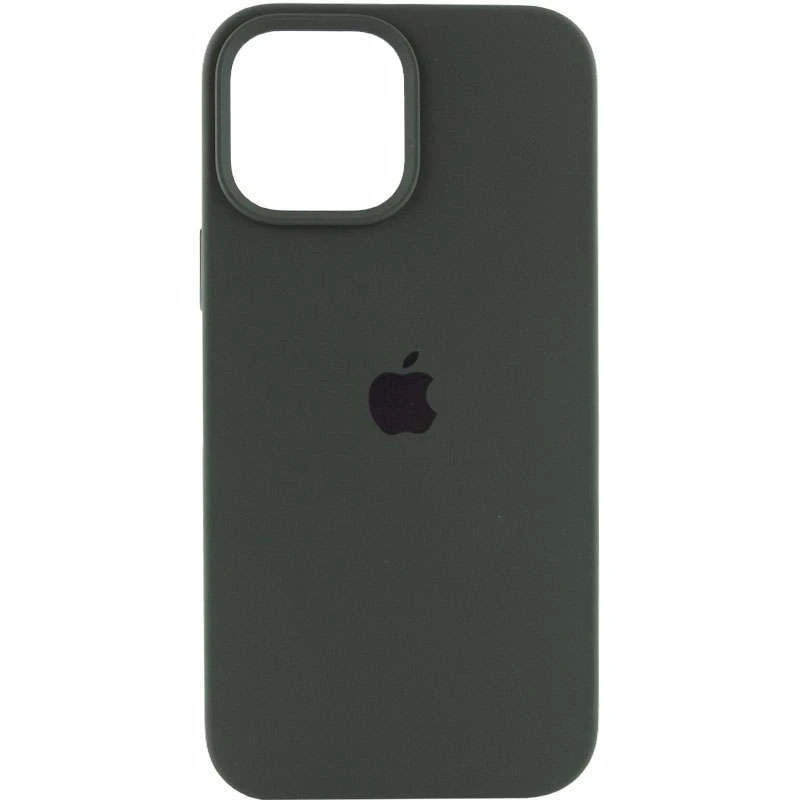 

Чехол Silicone Case с закрытым низом для Apple iPhone 13 Pro Max (6.7") (Зеленый / Cyprus Green), Зелений / cyprus green