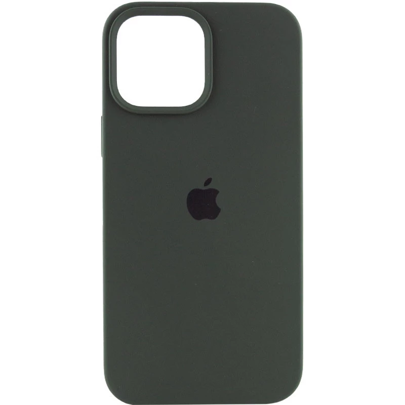 Чохол Silicone Case з закритим низом на Apple iPhone 16 Pro – Зелений / Cyprus Green. Фото 1 з 12