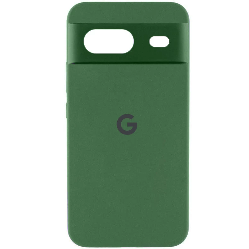 Чехол Silicone Case Lakshmi Premium L с закрытой камерой для Google Pixel 8a – Зеленый / Cyprus Green. Фото 1 из 1