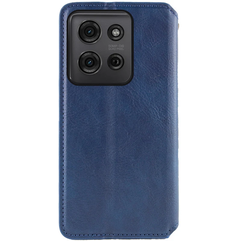 Чохол книжка GETMAN Cubic для ZTE Nubia V60 – Синій. Фото 5 з 7