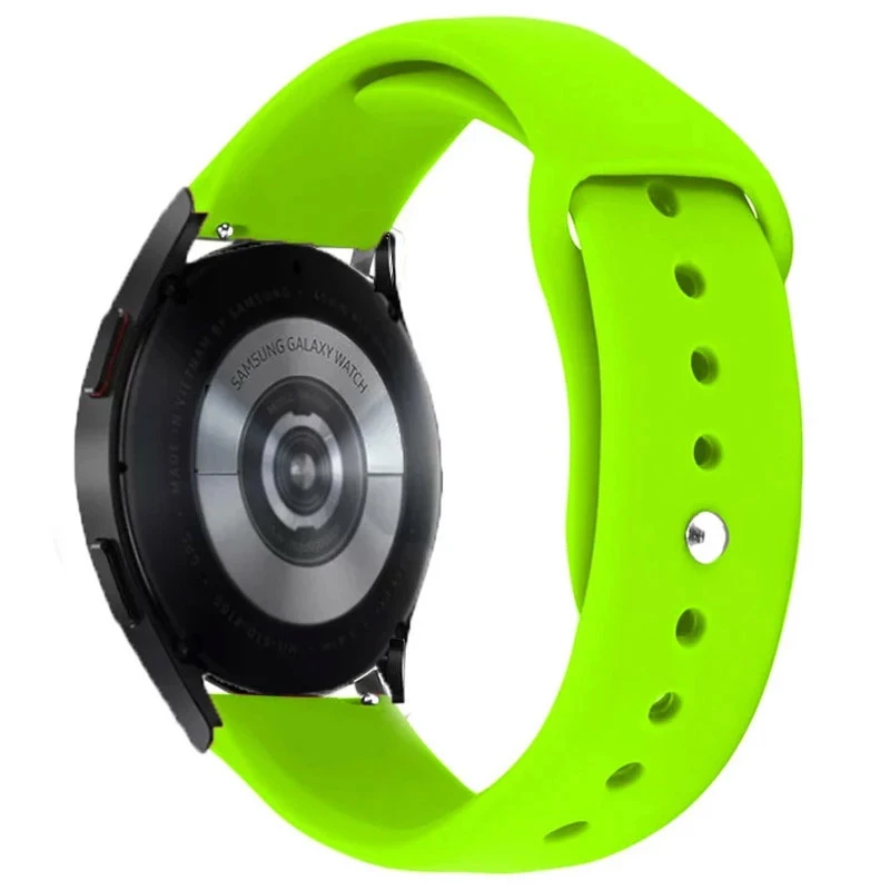Силіконовий ремінець Sport для Smart Watch 22mm – Салатовий / Neon green. Фото 1 з 1