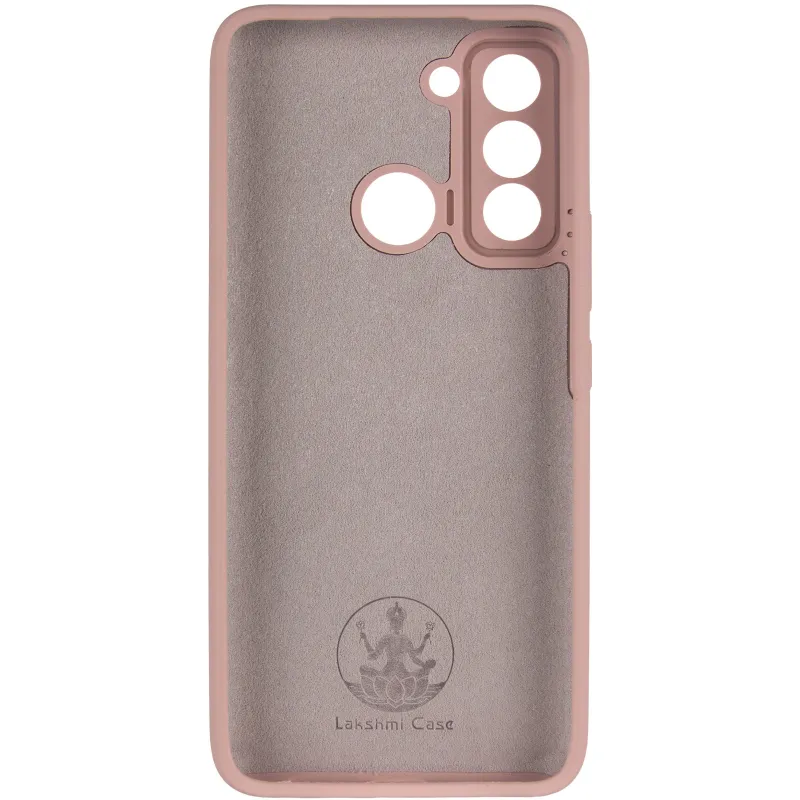 Чехол Silicone Case Lakshmi Premium з закритою камерою на TECNO Pop 5 LTE – Розовый / Pink Sand. Фото 6 из 8