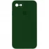 Чехол Silicone Case Square с защитой камеры для Apple iPhone 6/6s (4.7") – Зеленый / Army green. Фото 1 из 1