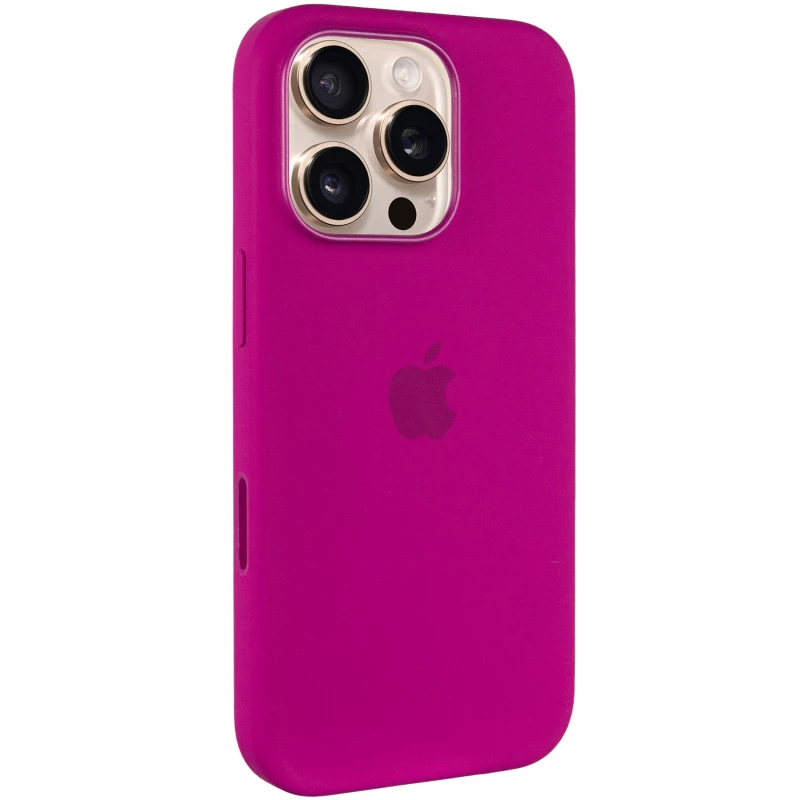 Силиконовый чехол ААА with Magsafe connection для Apple iPhone 16 Pro – Fuchsia. Фото 2 из 11
