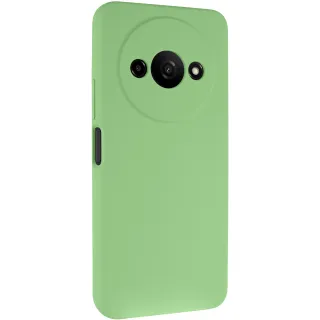Чохол Silicone Case Lakshmi Premium із закритою камерою для Xiaomi Redmi A3 — М'ятний / Mint