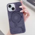 Карбоновий техно чохол з MagSafe на Apple iPhone 14 (6.1") – Purple. Фото 3 з 4
