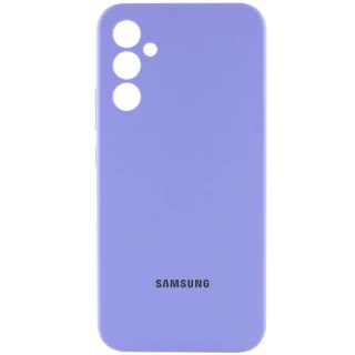Чохол Silicone Case Lakshmi Premium L з закритою камерою на Samsung Galaxy S24+ — Бузковий / Dasheen