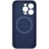 Чехол Silicone Nillkin LensWing Prop Magnetic для Apple iPhone 16 Pro Max – Синий / Blue. Фото 3 из 14